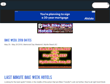 Tablet Screenshot of blackbikeweek.us